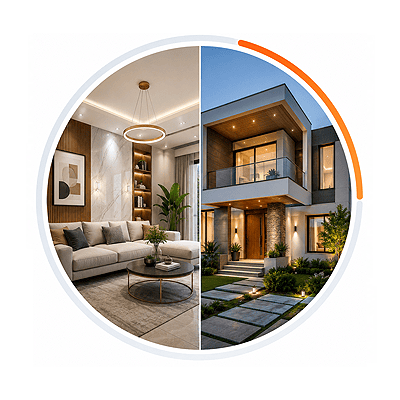 Interior and exterior design solutions in Pakistan